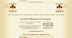 Desktop Screenshot of hotel-gutshof-busch.de